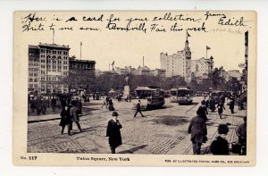 NY - New York City. Union Square ca 1901