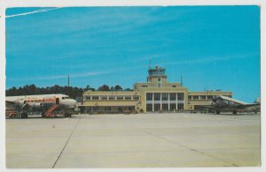 VA Norfolk Administration Building Airport 1954 Postcard