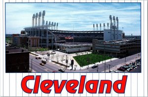 Continental Postcard Cleveland Indians Baseball Stadium Cleveland, OH CE16