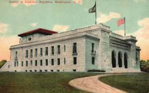 Vintage Postcard 1912 Bureau American Republic Historical Building Washington DC
