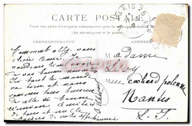 Old Postcard Paris Hotel de Ville