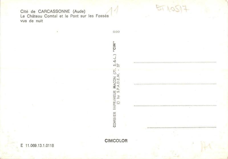 BT10517 Cite de carcassonne le chateau comtal        France