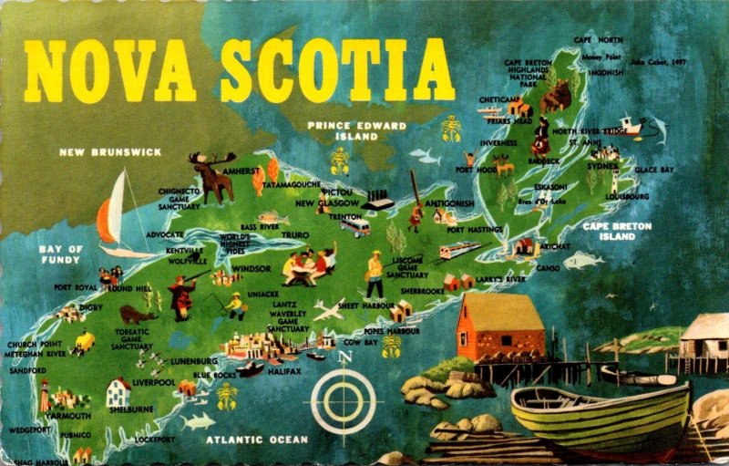 Canada Map Of Nova Scotia