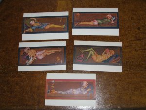 Original Risque France pc Xavier Sager Series #91 Cards #502-503 505-507