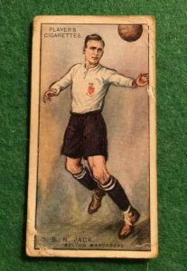 JOHN PLAYER FOOTBALLERS 1928 -9 #19  D.B.N. JACK  (MM10) 