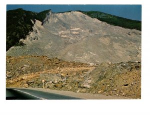 Landslide Covering Highway, Hope Princeton, British Columbia 1965