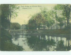 Bent Divided-Back BRIDGE SCENE Warner New Hampshire NH HJ1364