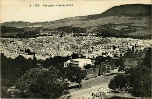 CPA AK Fez - Vue Generale de Fez el Bali MAROC (963562)