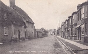 Wareham East Street Dorset Antique 1910 Postcard