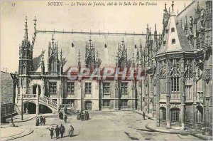Old Postcard Rouen Courthouse Approval of the Hall of Lost Steps