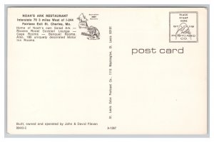 St. Charles Missouri Noah's Ark Restaurant Postcard