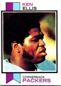 1973 Topps Football Card Ken Ellis Green Bay Packers sk2484