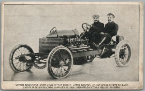 ORMOND DAYTONA BEACH AUTO RACE CAR MUSICAL COMEDY INVITATION ANTIQUE POSTCARD