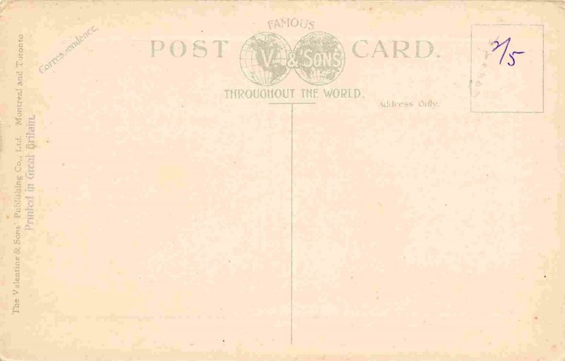 Bridge & Falls Slack Water St John New Brunswick Canada postcard