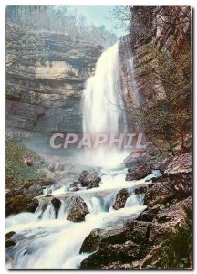 Modern Postcard The Great Jura landscape of the Cascades HSerisson Grand Saut