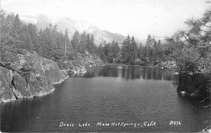 Postcard RPPC 1950s California Mono Hot Springs Devils Lake B436 23-9373