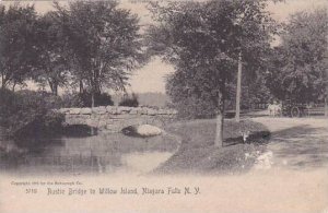 New York Niagara Falls Rustie Bridge To Willow Island