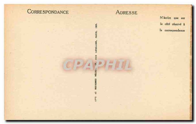 Old Postcard The Rambouillet Chateau Facade North Residence of the President ...