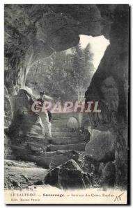 Old Postcard The Dauphine Sassenage Interior of tanks Stairs