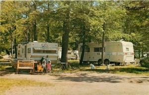 NY, Lake Clear, New York, Donaldson's Campground, The Whites, No. 14872