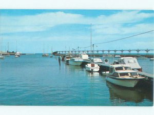 Pre-1980 BOAT SCENE Waukegan - Near Chicago Illinois IL AF3504