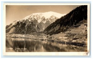 Harbor Scene Juneau AK Alaska Real Photo RPPC Postcard (G19)