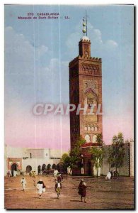 Postcard Old Mosque Darb Sultan Casablanca