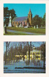 Maine Damariscotta Mills Saint Patricks Church And Kabanagh Mansion