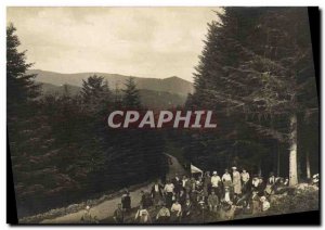 PHOTO CARD Club trip Vosges has Massevaux 1921