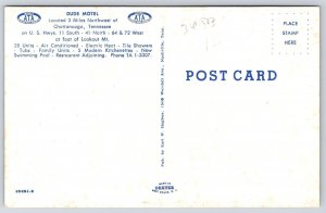 Dude Motel Chattanooga Tennessee Modern Room Grounds And Mainroad View Postcard