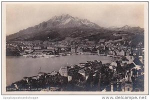 Switzerland Luzern und Pilatus Real Photo