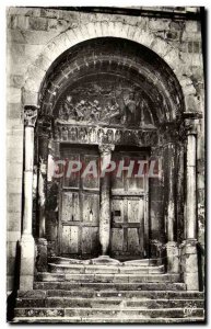 Postcard Modern Saint-Bertrand-de-Comminges Cathedral Gate