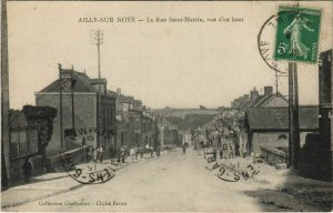 CPA AILLY-SUR-NOYE Rue Saint martin (25572)