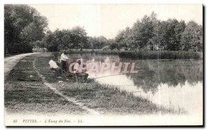 Old Postcard Vittel L'Etang des Fees Pecheurs