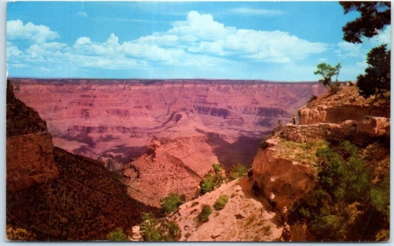 Postcard - Bright Angel Trail, Grand Canyon National Park - Arizona