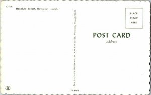 Honolulu Sunset Hawaiian Islands Vintage Postcard Standard View Card