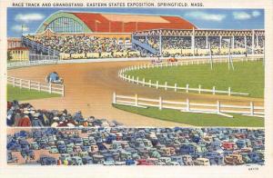 12876  MA  Springfield 1930's    Eastern States Exposition  Race Track a...