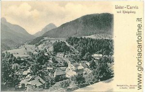 VINTAGE POSTCARD: UDINE - UNER TARVIS - TARVISIO-