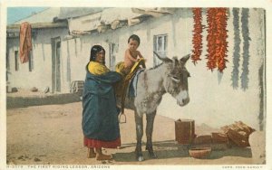 Arizona Native American Pueblo American 1920s Harvey Postcard 21-14178