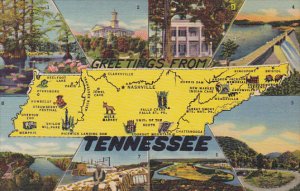 Map Of Tennessee