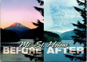 Washington Mt St Helens Before and After