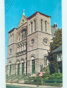 Pre-1980 CHURCH SCENE Lowell - Near Boston Massachusetts MA AD0819