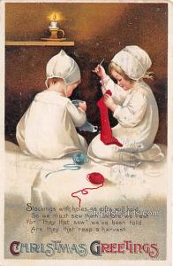 Christmas  Ellen H Clapsaddle, Series 2933 International Art Publishing Co. 1...