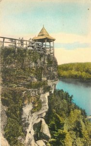 Hand Colored Postcard Summer Houses Cliff House Minnewaska Lake NY Ulster County