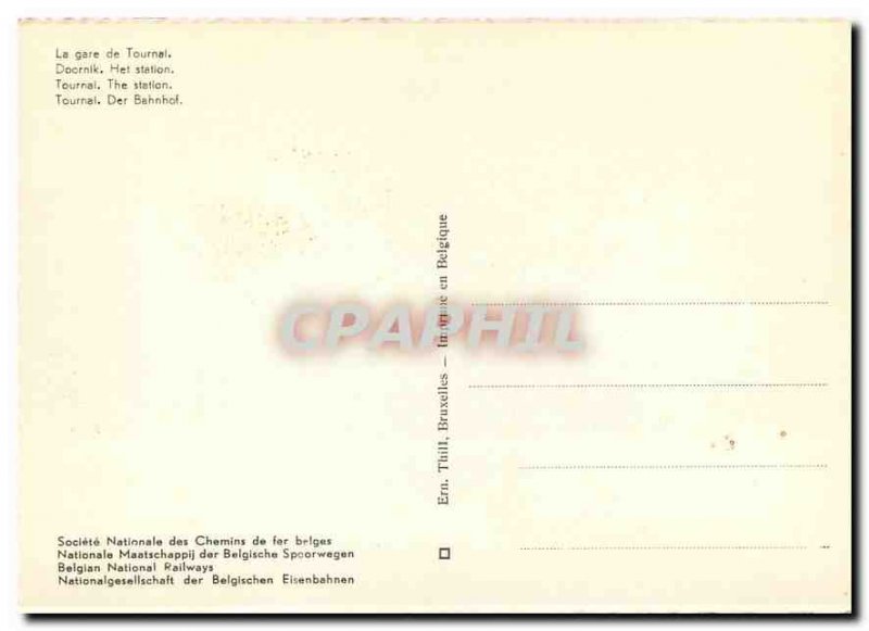 The Modern Postcard Tournai station