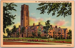 Toledo Ohio OH, University of The City of Toledo, School, Vintage Postcard