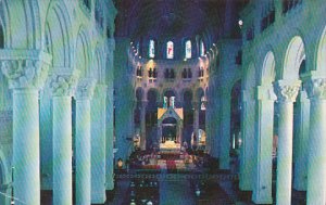 Canada Quebec Ste Anne De Beaupre The Interior Of The Basilica