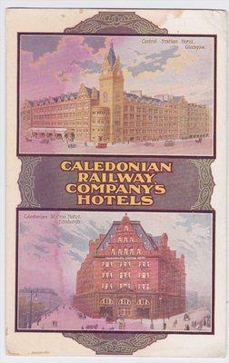 Scotland Caledonia Station Hotels Early 1900's Advertising 