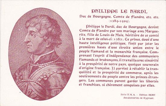 Philippe Le Hardi Duc de Bourgogne