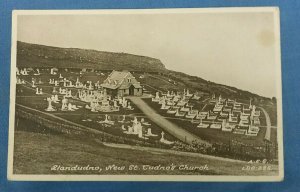 Vintage  Postcard Llandudno New St.Tudno's Church North Wales C1B